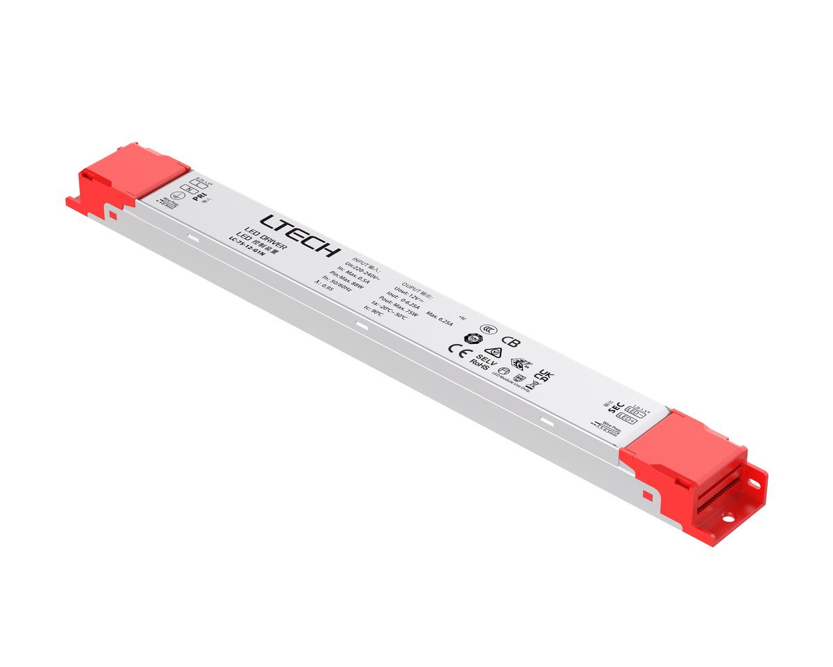LTECH 12V Constant Voltage LED Driver LC-75-12-G1N