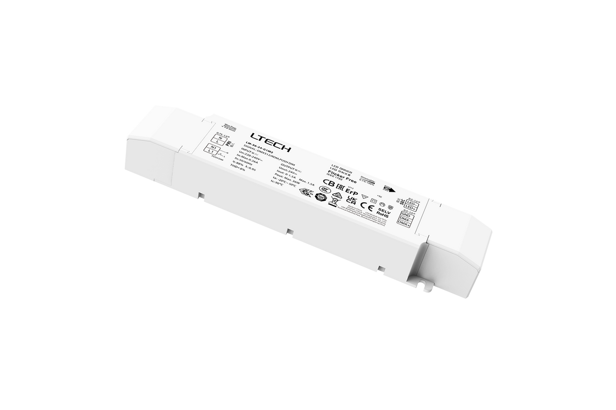 LTECH 36W 36V Constant Voltage LED Driver LM-36-24-G1M2 | DMX