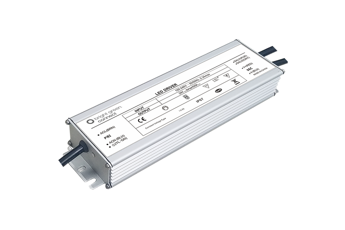 Bright Green Connect PXS-400-V024 400W 24V Non-Dimmable IP67 Constant Voltage LED Driver