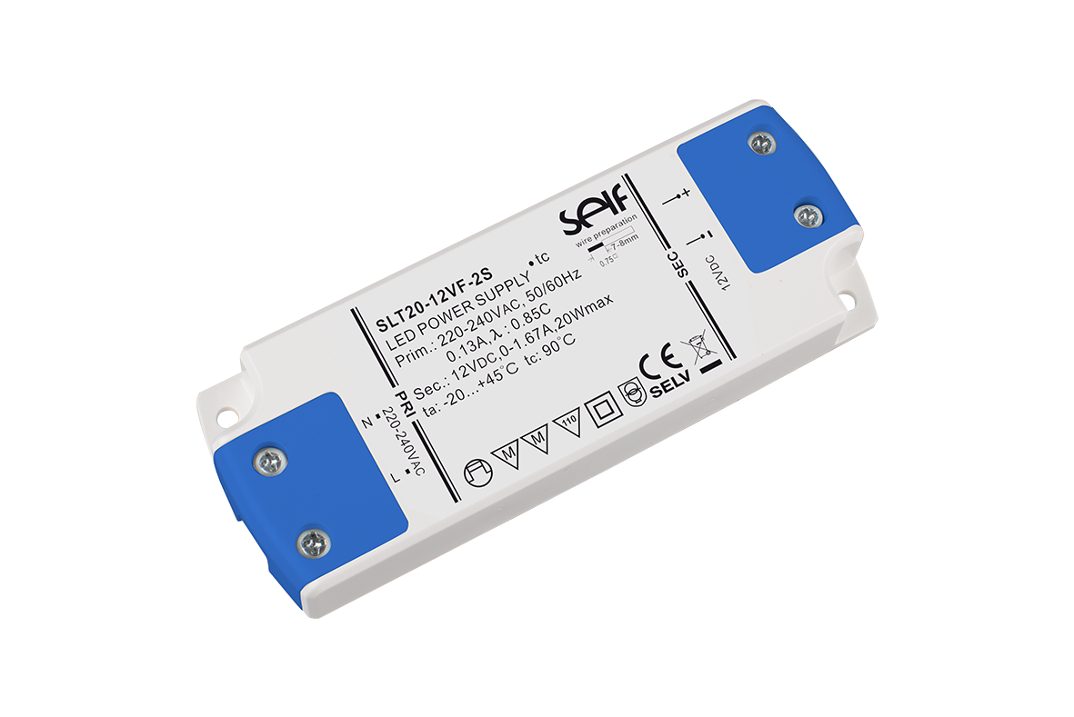 SELF 20W 12V Constant Voltage LED Driver SLT20-12VF-2S