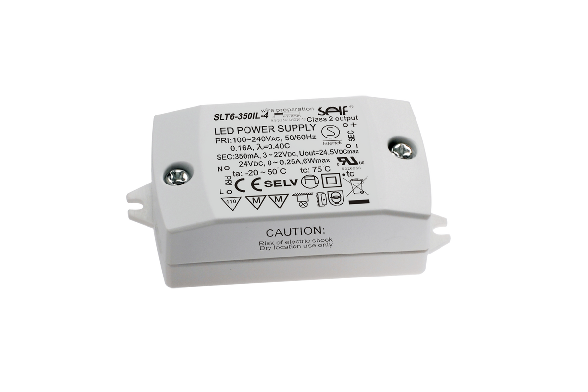 SELF 3W 350mA Constant Current LED Driver IP20 SLT6-700IL-4