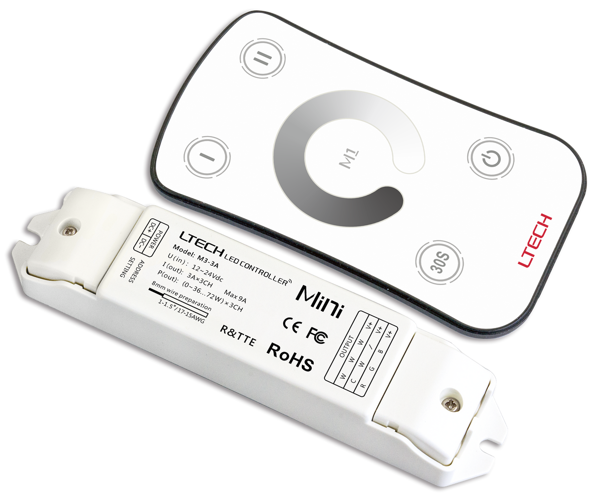 LTECH 24V Constant Voltage LED Driver M1&M3-3A
