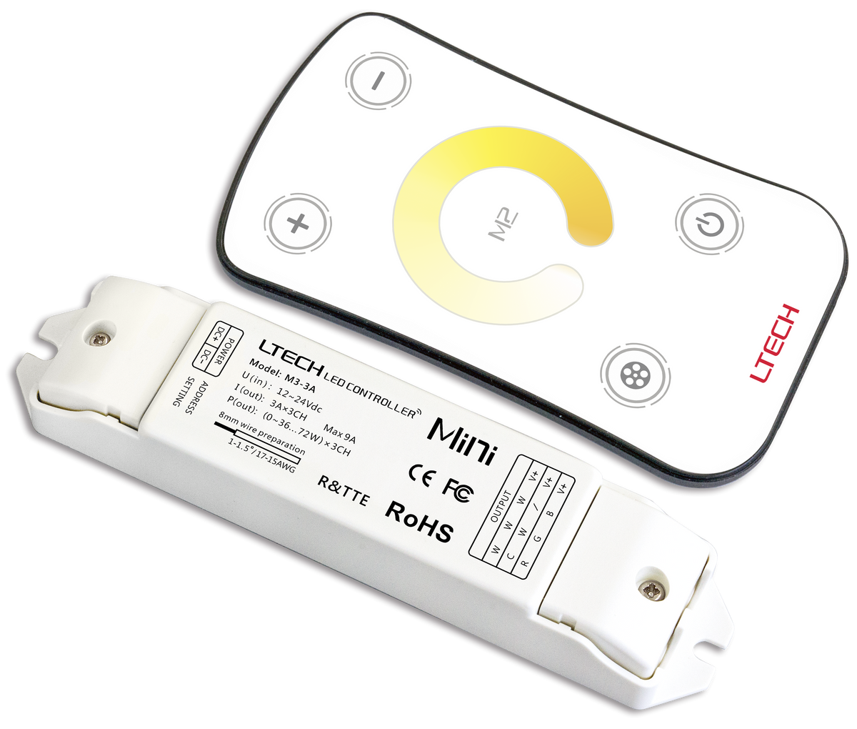 LTECH 24V Constant Voltage LED Driver M2&M3-3A