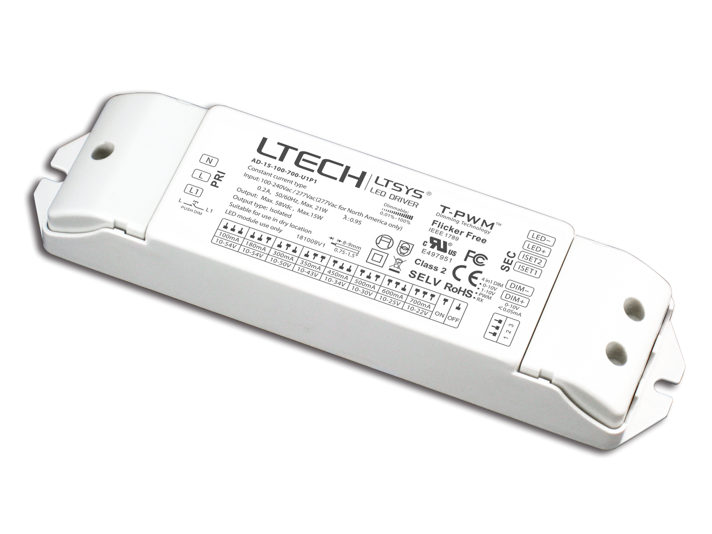 LTECH AD-15-100-700-U1P1