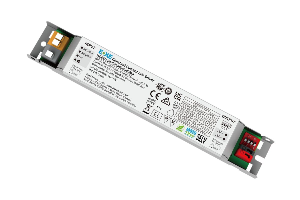 BOKE 22W 350mA Constant Current LED Driver BK-SWL022-A0350AX