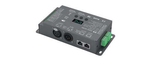 LTECH D3 3-Channel DMX512/RDM LED Decoder 12–48V