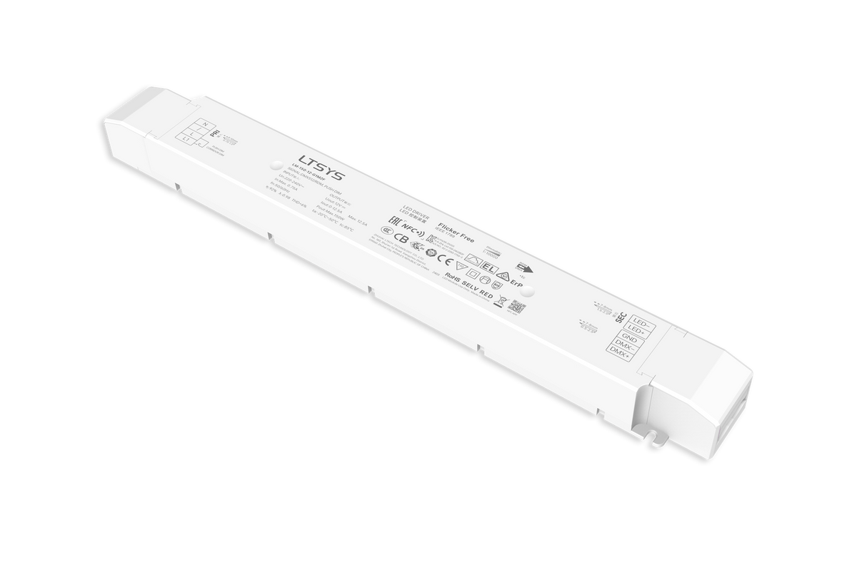 LTECH LTSYS LM-150-12-G1M2F 150W 12V DMX512/RDM Dimmable Constant Voltage LED Driver
