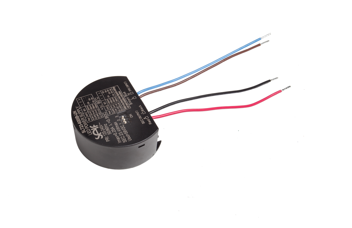SELF SLT23-600IB-UN 23.4W 200–600mA DIP-Switch Adjustable Non-Dimmable Constant Current LED Driver