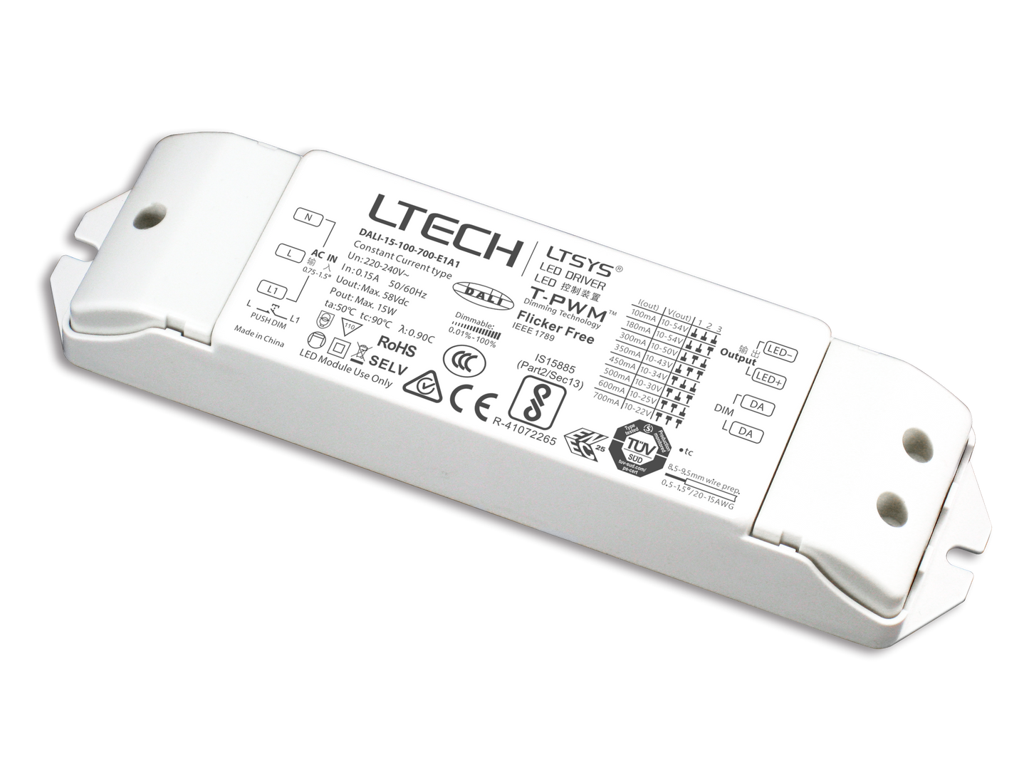 Ltech DALI-15-100-700-E1A1