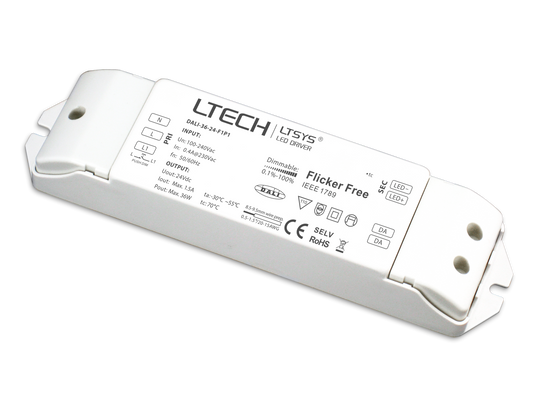 LTECH 5W 36V Constant Voltage LED Driver DALI-36-24-F1P1 | DALI-2 Dimmable