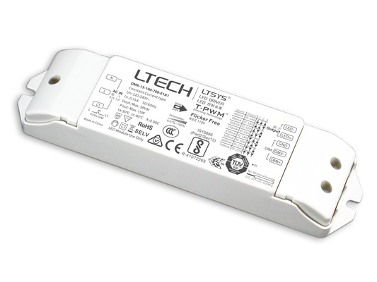 LTECH 100mA Constant Current LED Driver DMX-15-100-700-E1A1