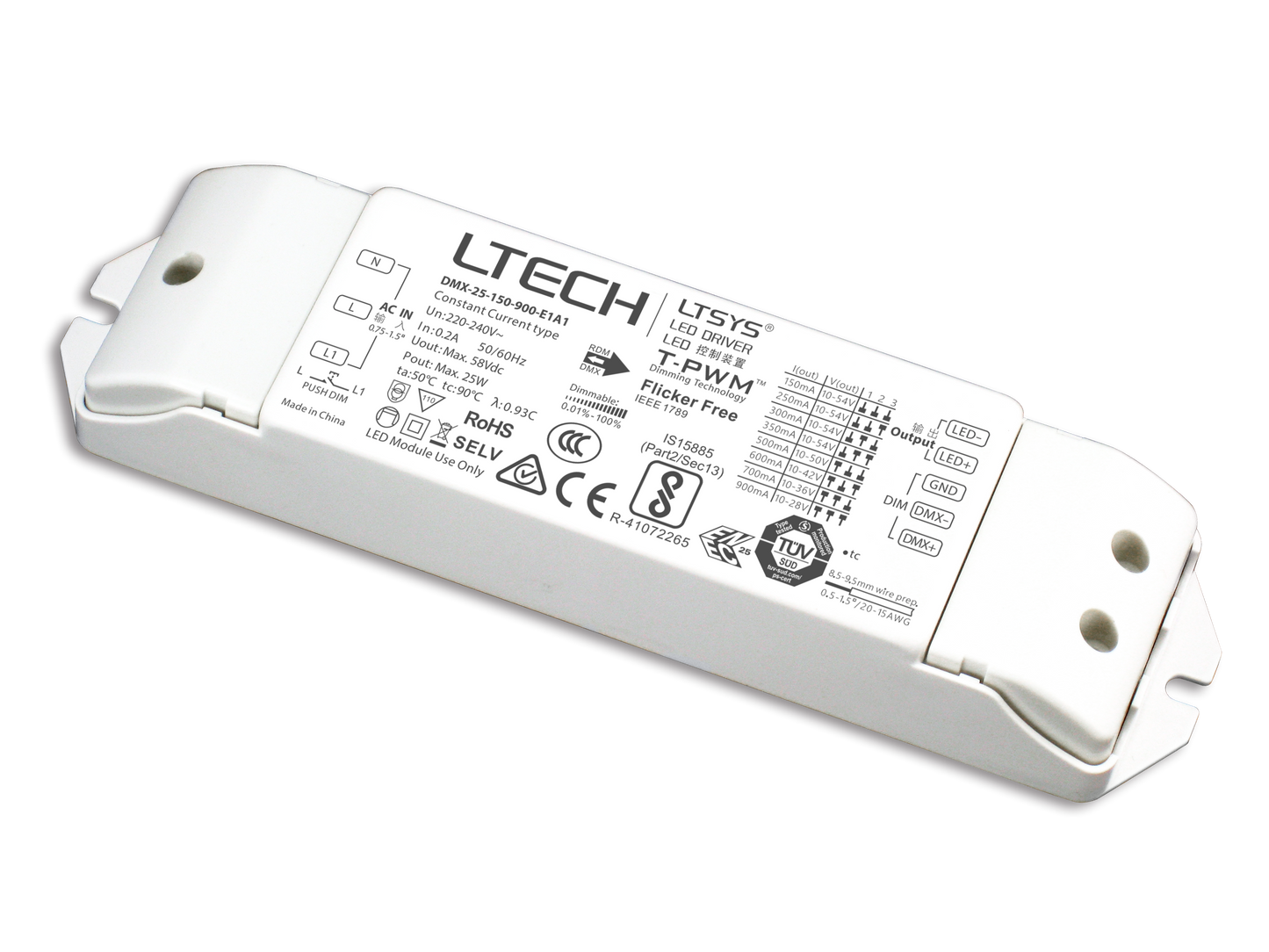 Ltech DMX-25-150-900-E1A1
