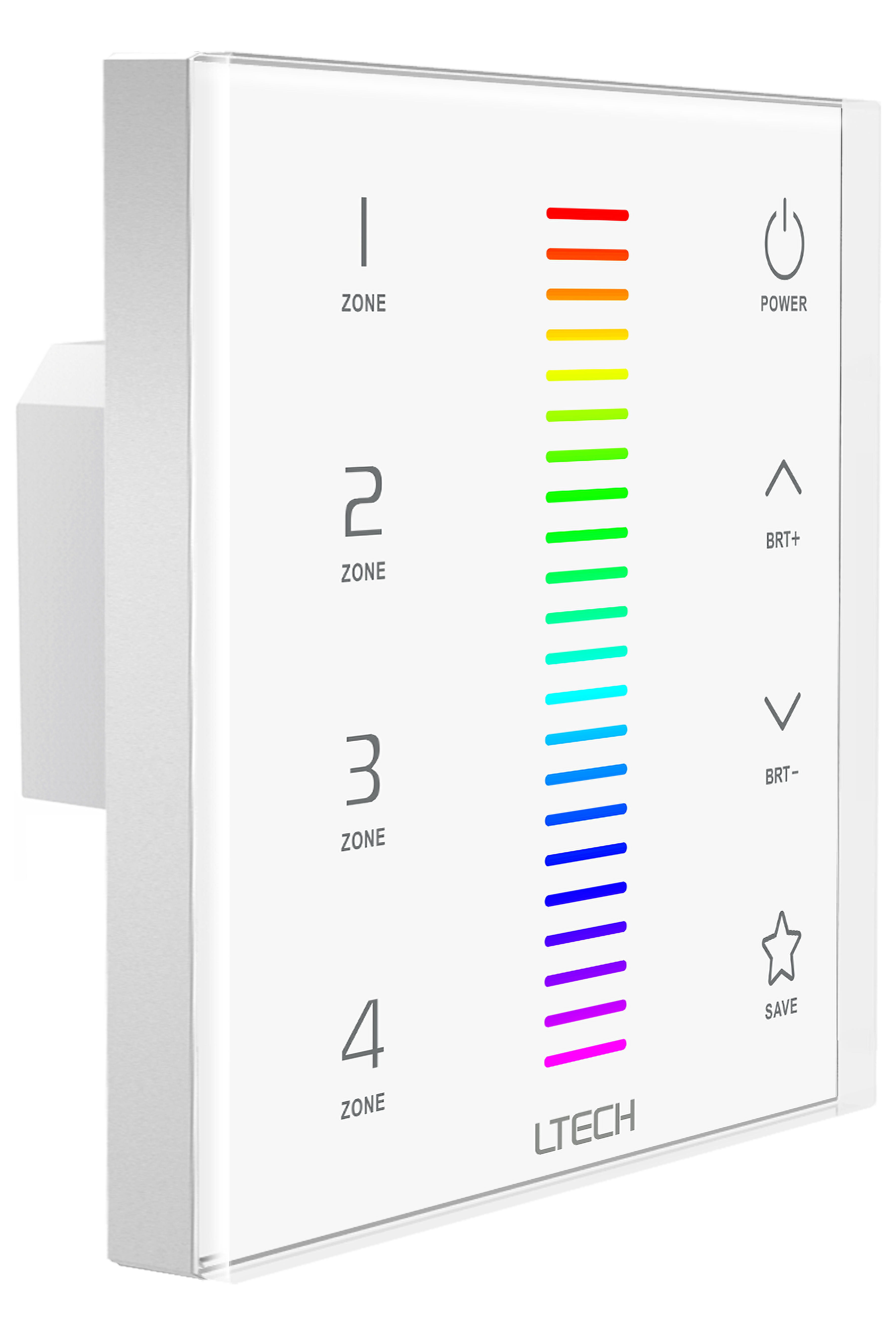 LTECH EX7 Touch Panel DMX LED Driver – Bright Green Direct