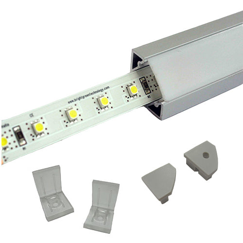 Bright Green LED Linear Profile - FK003 - 2 metres LED Aluminium Profile