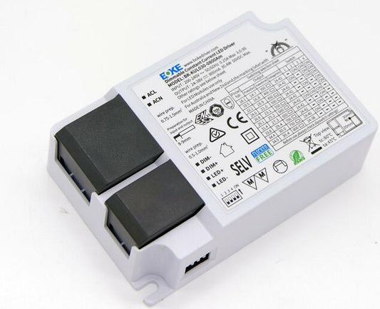 BOKE 30W 800mA Constant Current LED Driver BK-KUL030-0800AM | 1-10V Dimmable